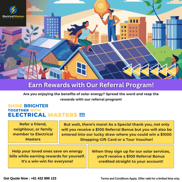 Experienced solar installers at Electrical Masters