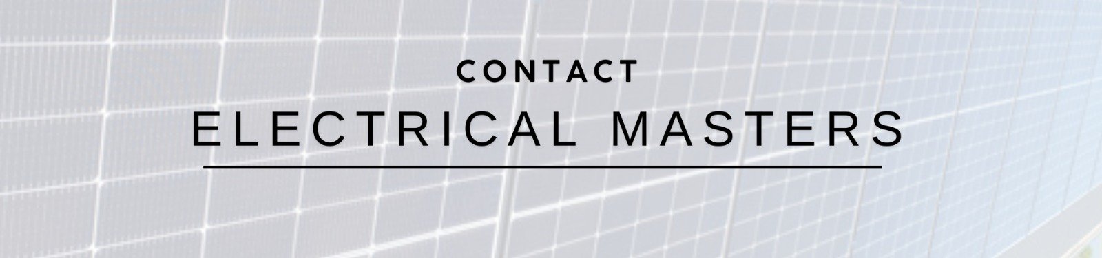 Contact Electrical Masters