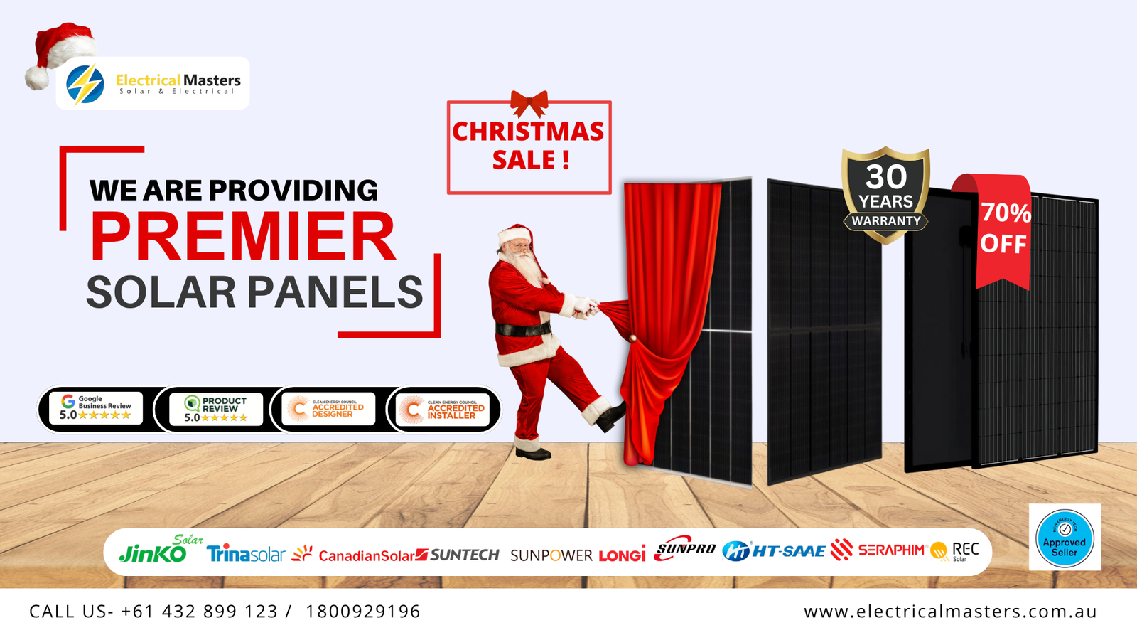 Cristmas Solar Panels banner