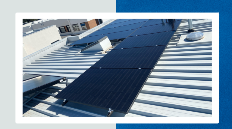 Solar Panel System on Roof