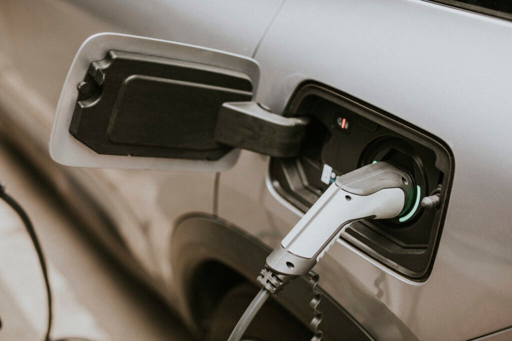 car with ev charger