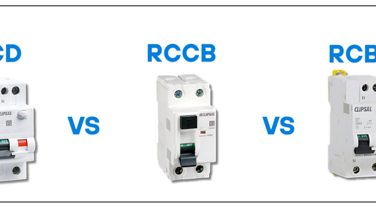 RCD,RCCB,RCBO switchs