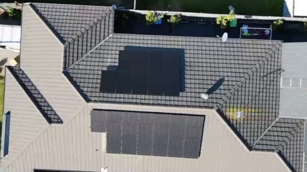 Solar Panel installation on roof