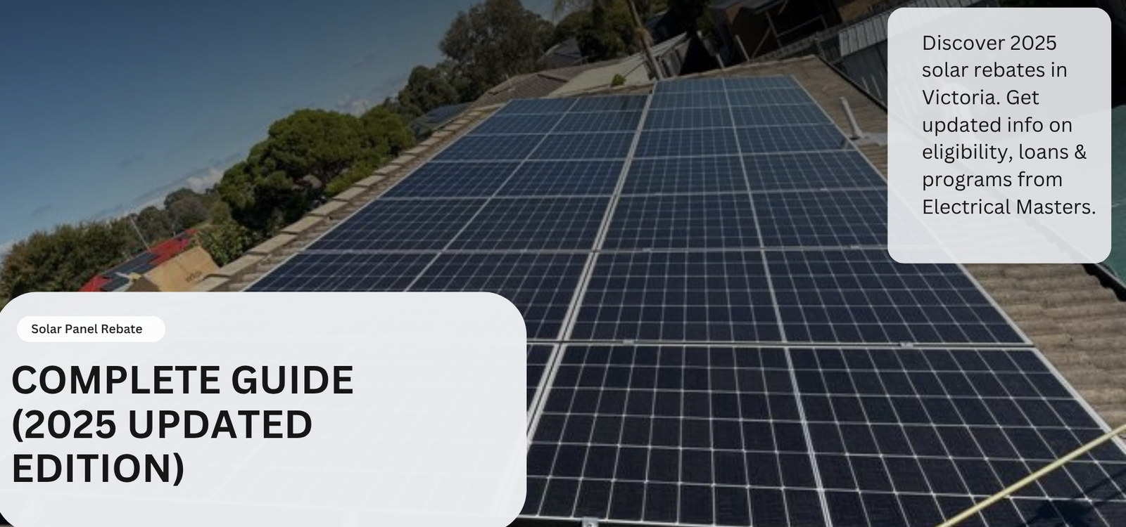 solar panel rebate