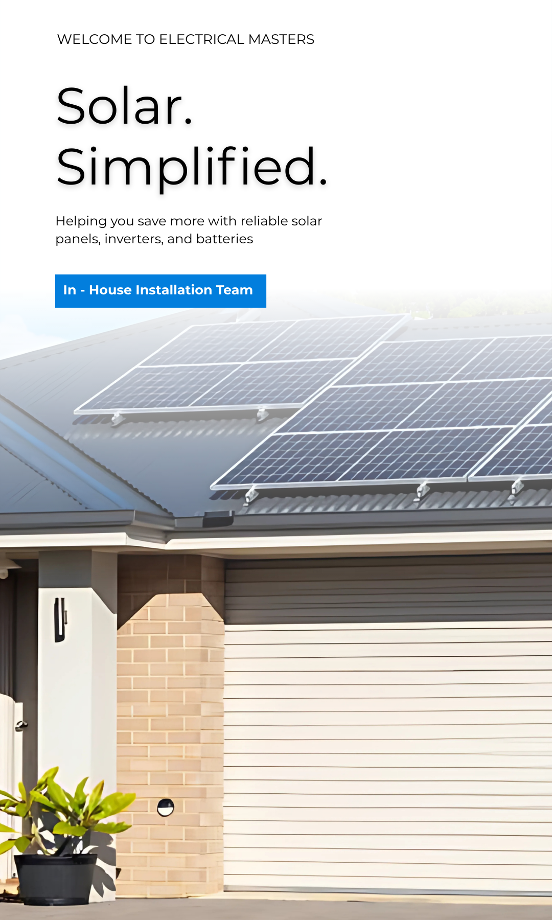 Home page banner