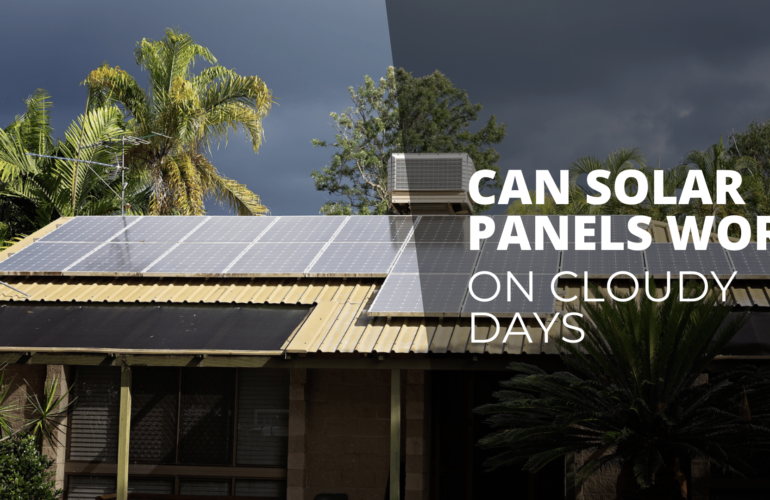 can solar panels work on cloudy days