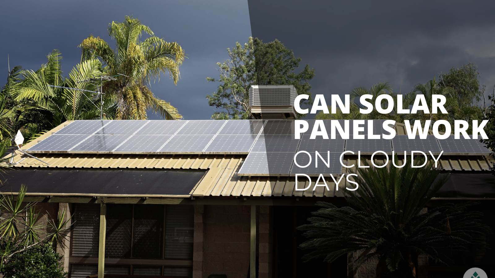 can solar panels work on cloudy days