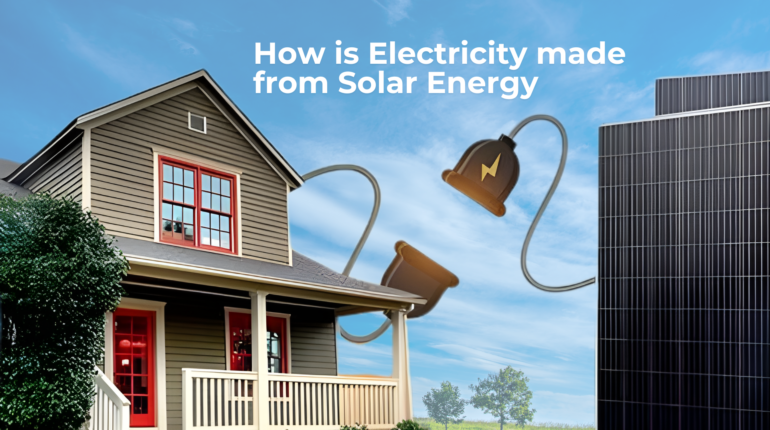 how is electricity made from solar energy