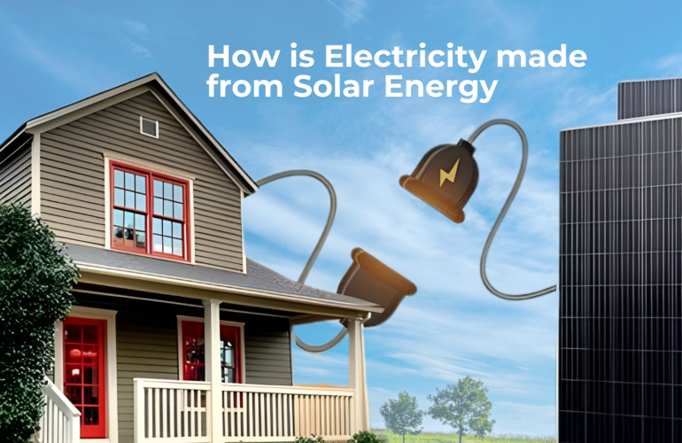 how is electricity made from solar energy