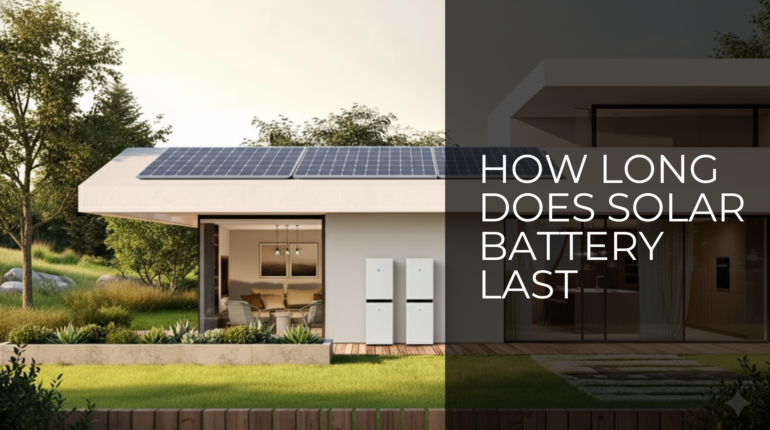 how long does solar battery last