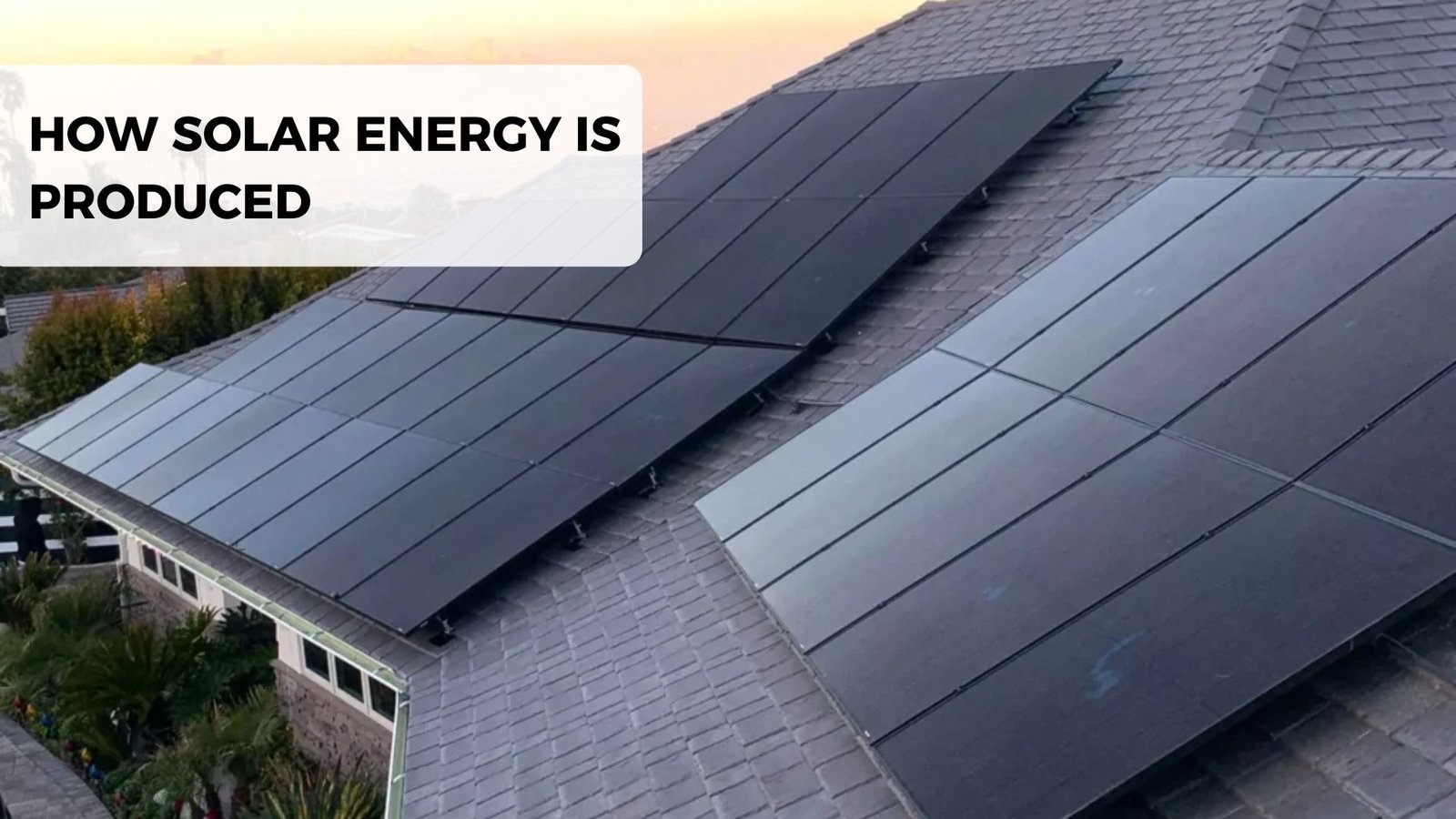 how solar energy is produced