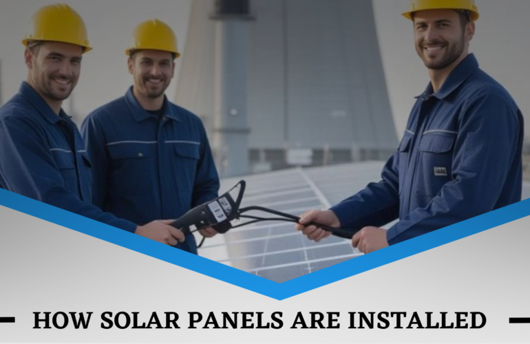 how solar panels are installed