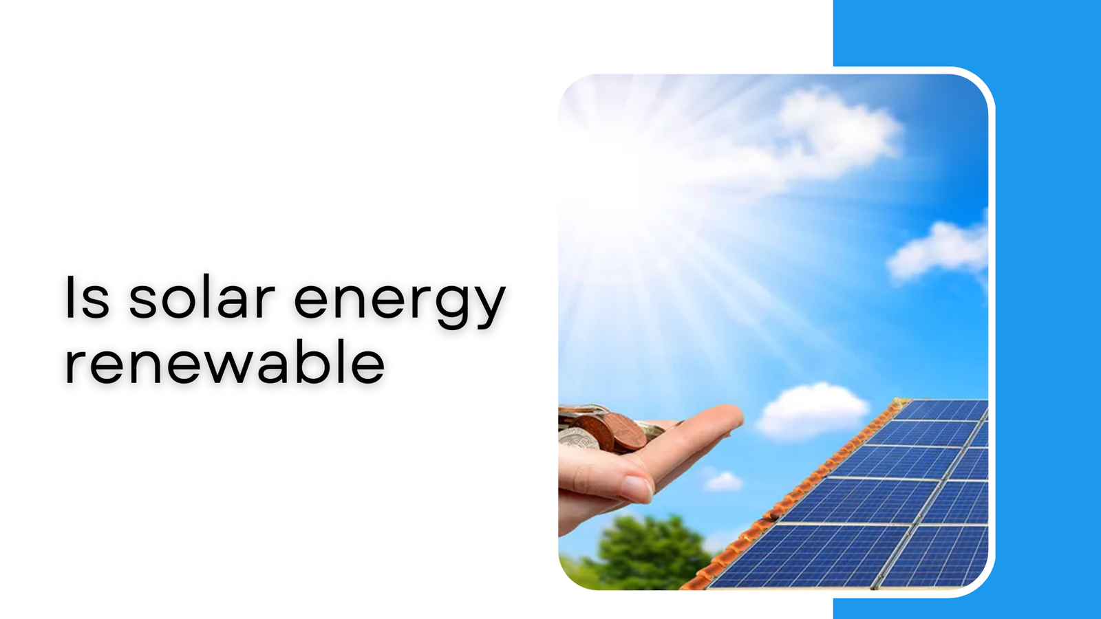 is solar energy renewable