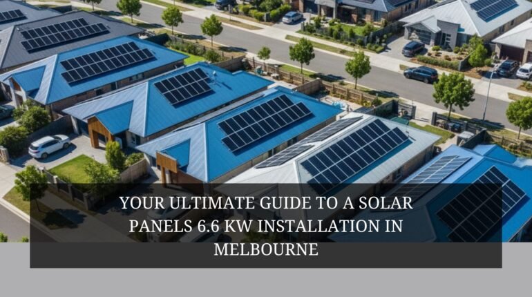 solar panels 6.6 kw installation
