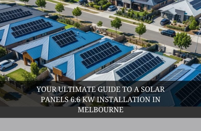 solar panels 6.6 kw installation