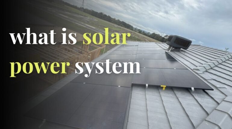 what is solar power system