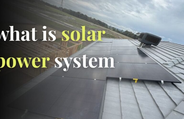 what is solar power system