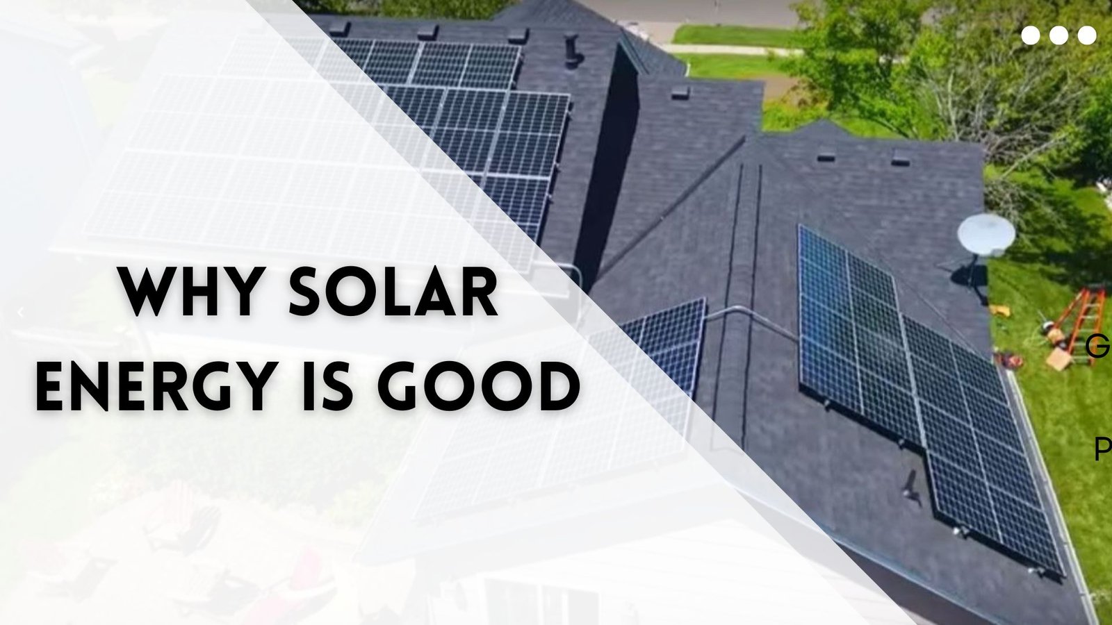 Why Solar Energy Is Good