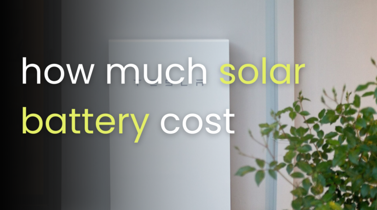 How Much Solar Battery Cost