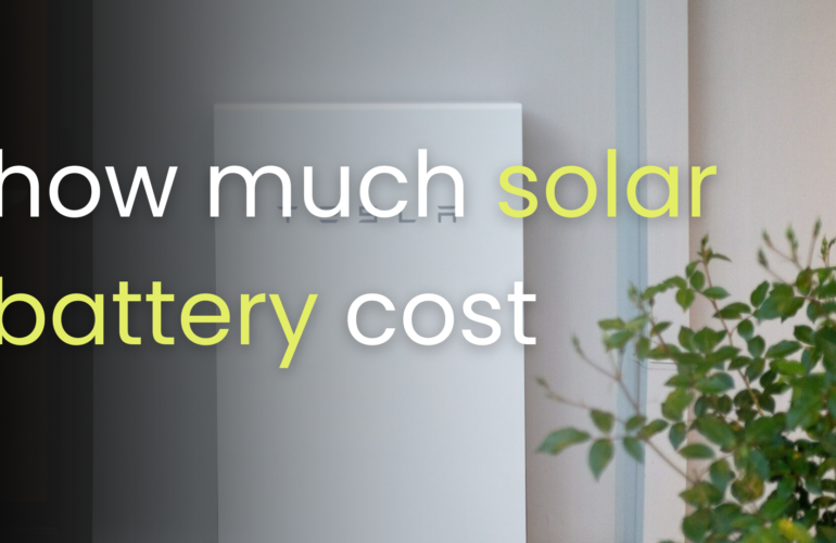How Much Solar Battery Cost