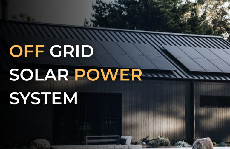 Off Grid Solar Sower System