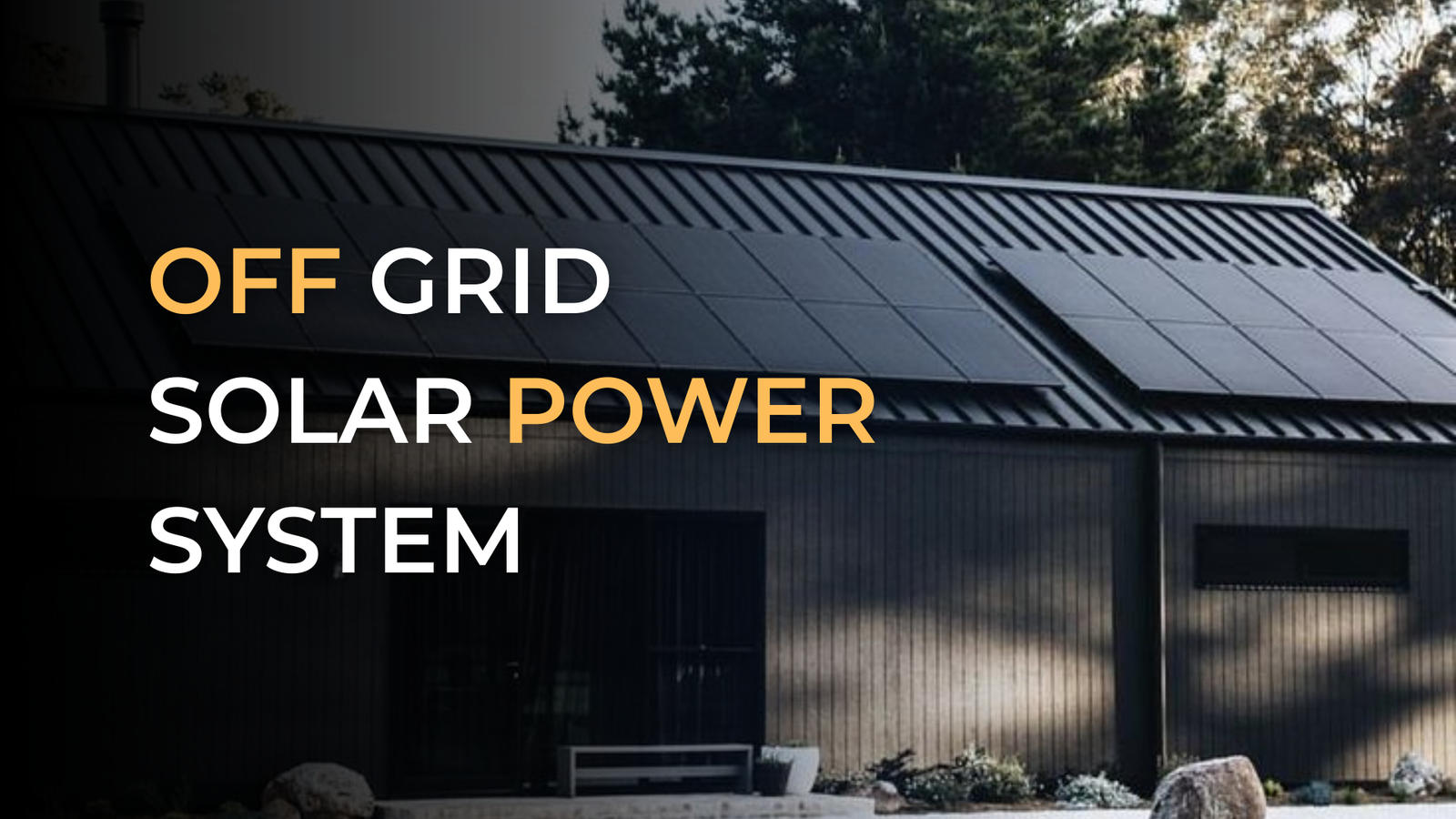 Off Grid Solar Sower System