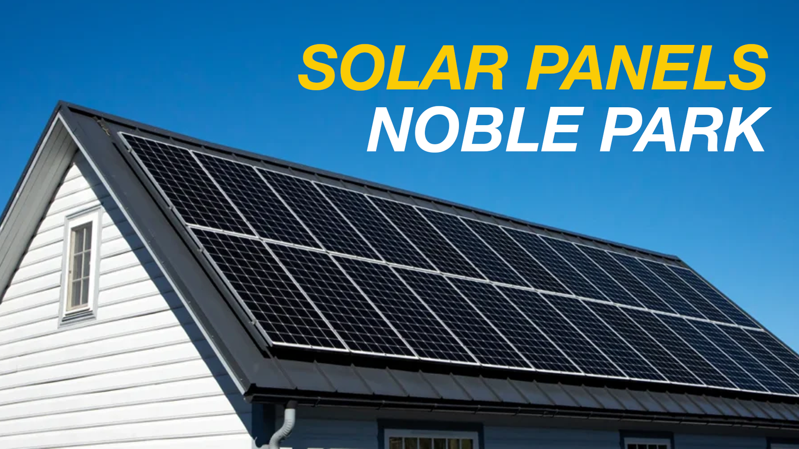 Solar Panels Noble Park