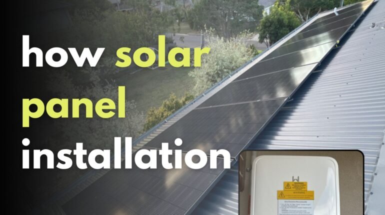 how solar panel installation