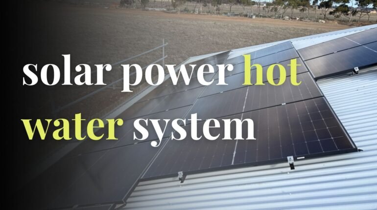 solar power hot water system
