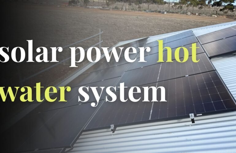 solar power hot water system