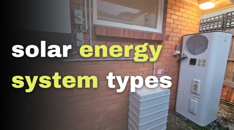 solar energy system types
