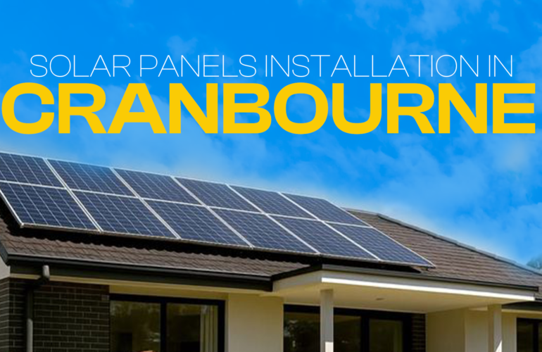 Completed solar panels installation Cranbourne on a modern residential rooftop.
