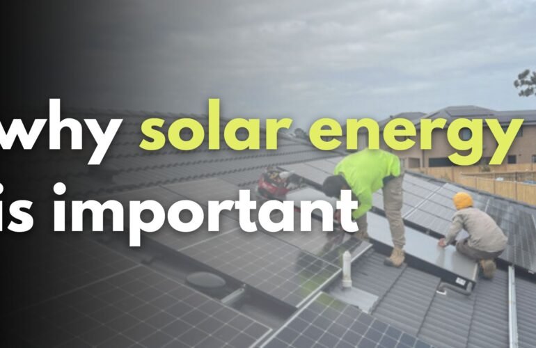 why solar energy is important