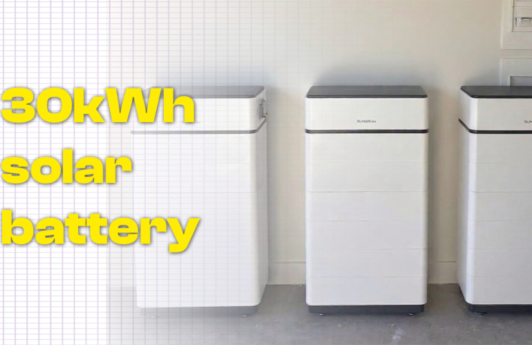 30 kWh Solar Battery