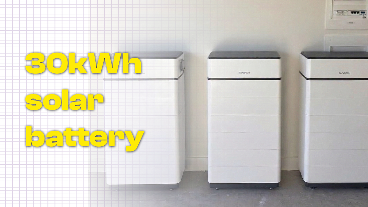 30 kWh Solar Battery
