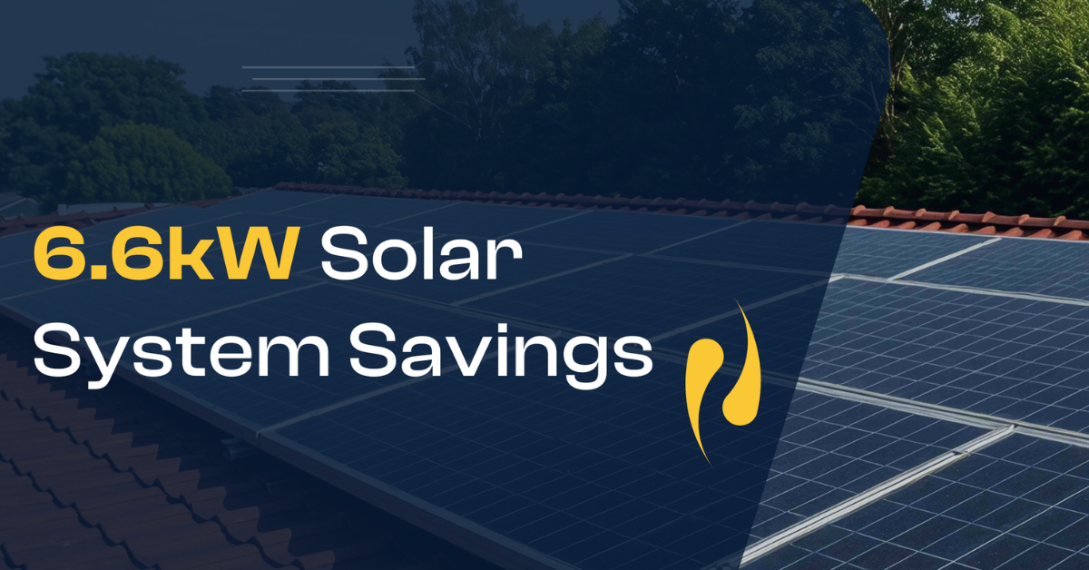 6.6kW Solar System Savings