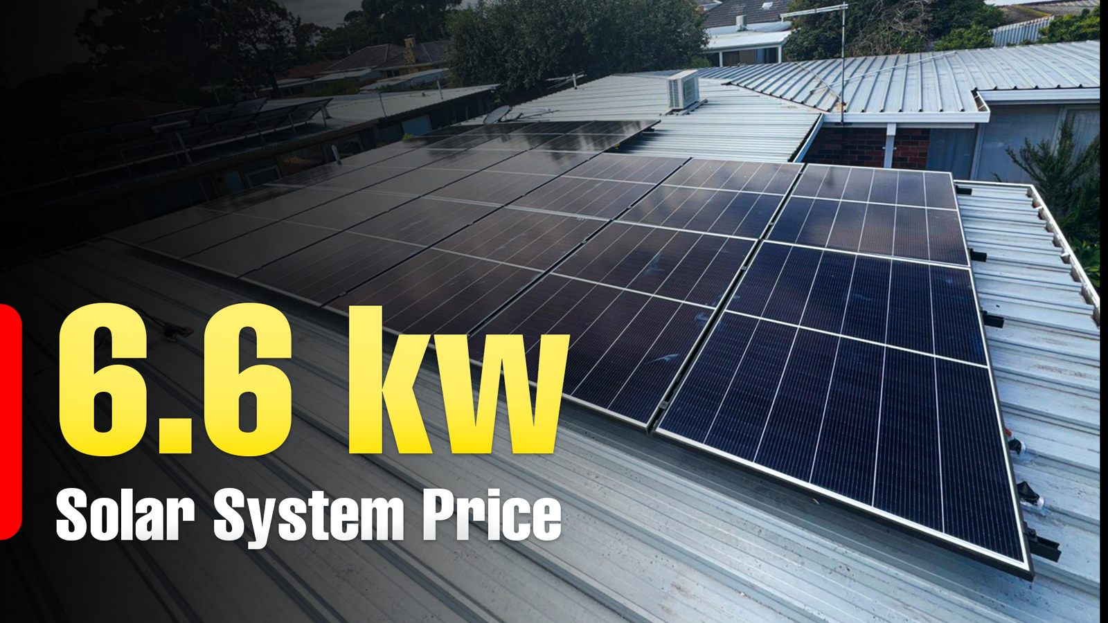 6.6 kw solar system price