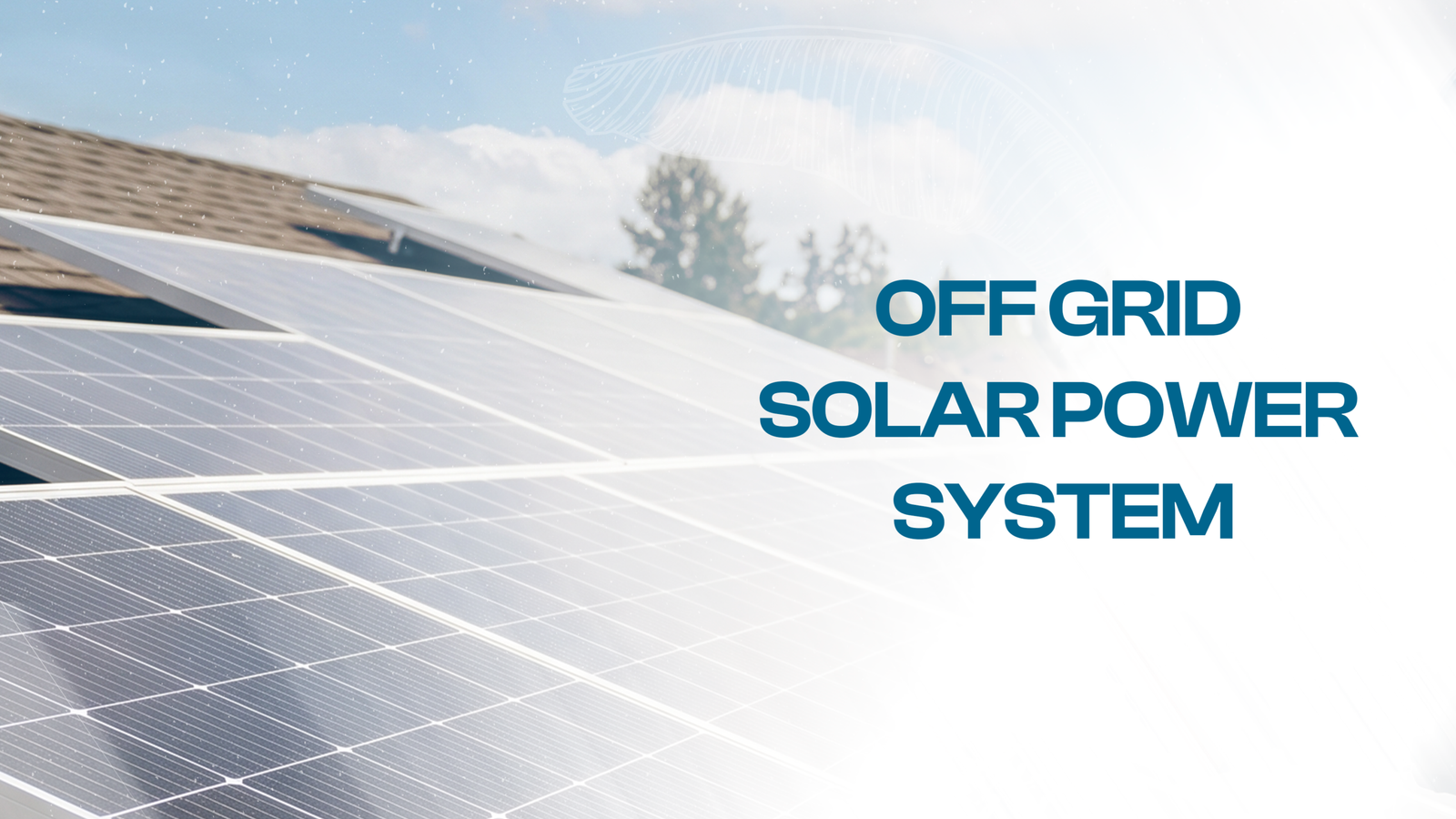 off grid solar power system