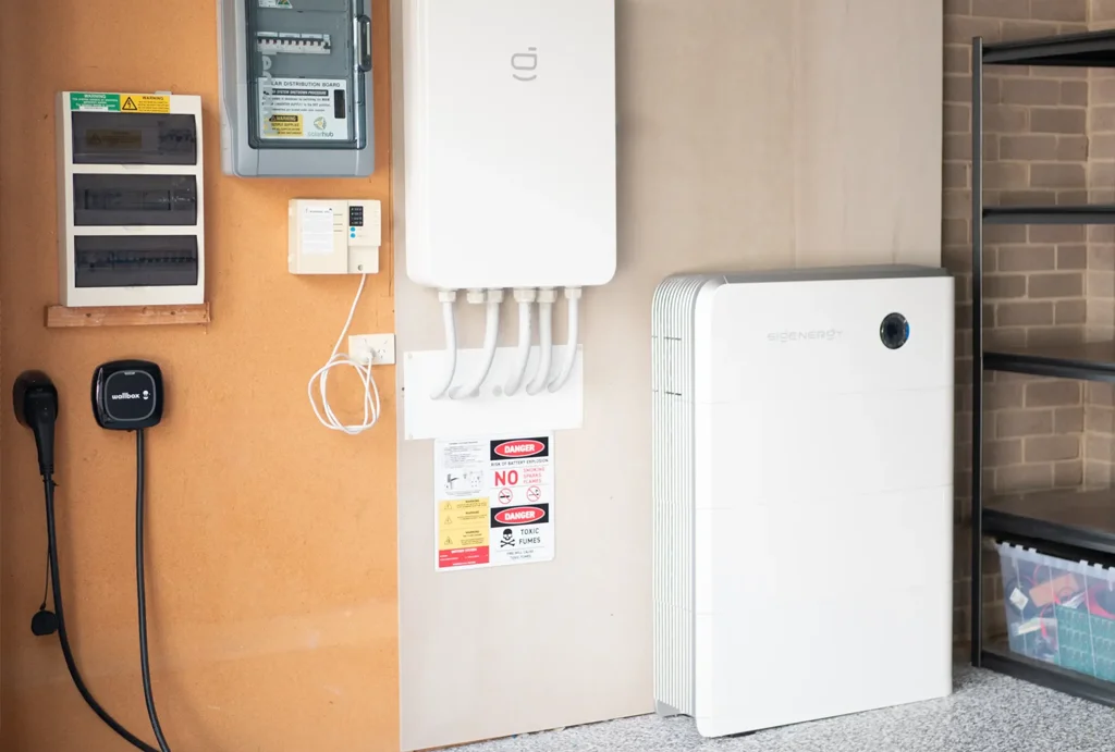 sigenergy battery installation with the sigenergy gateway