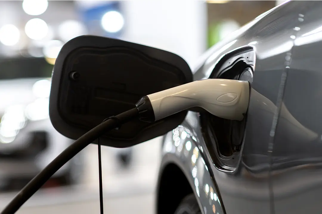 electric vehicle being charged 5
