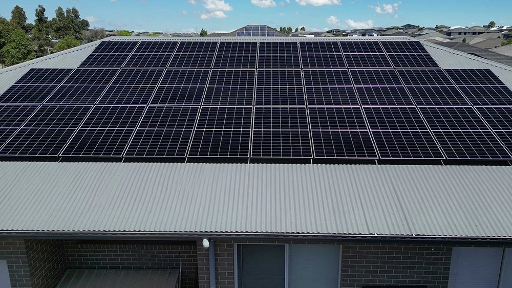 AIKO Solar panels installed on residential home