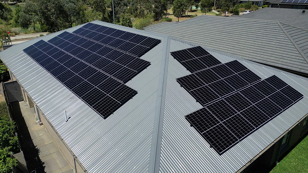 AIKO solar panels installed on residential home